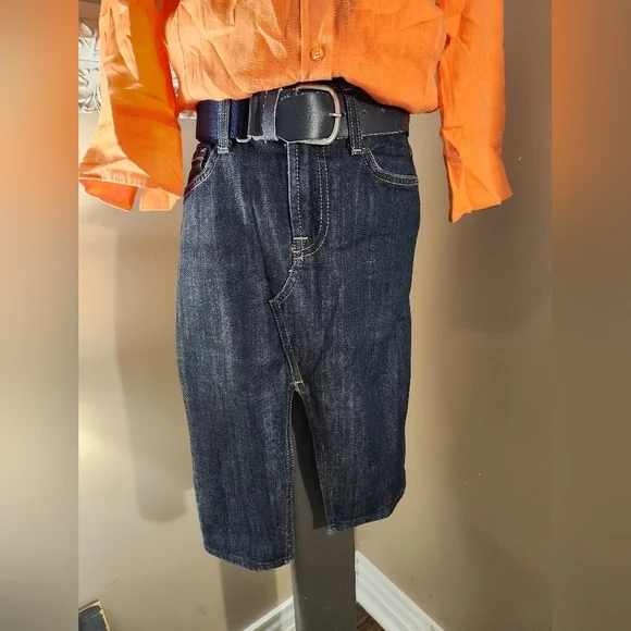 7 For All Mankind Pencil Jean Skirt Size 25 - Picture 2 of 9